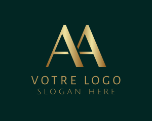 Generic Premium Company Letter AA Logo