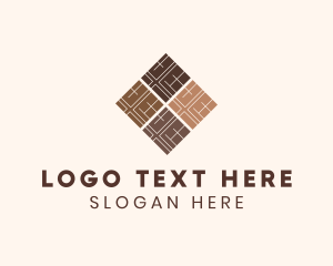 Tile Installation - House Tile Flooring logo design