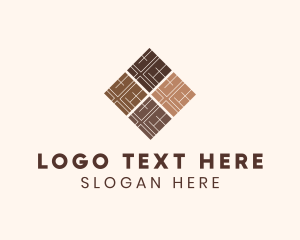 House Tile Flooring Logo