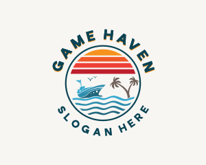 Ocean Travel Cruise  Logo