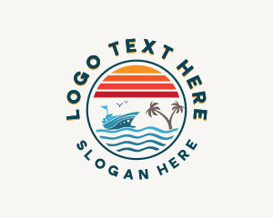 Ocean Travel Cruise  Logo