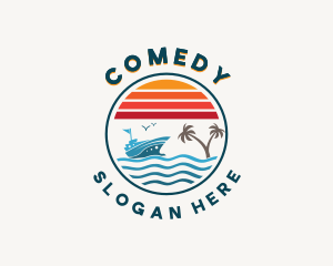 Ocean Travel Cruise  Logo