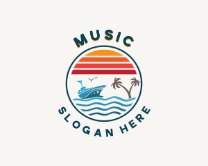 Ocean Travel Cruise  Logo