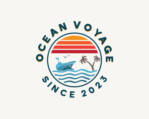 Tropical Ocean Travel logo design