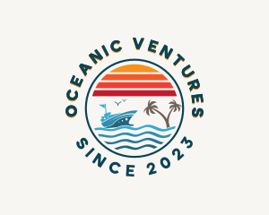 Tropical Ocean Travel logo design