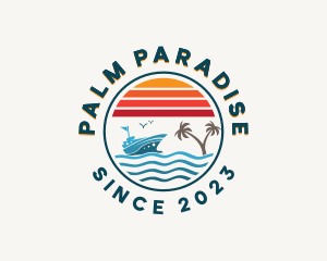 Tropical Ocean Travel logo design