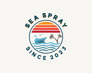 Tropical Ocean Travel logo design