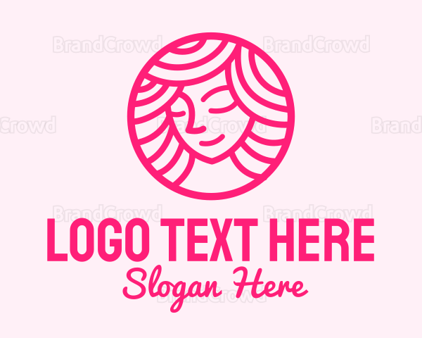 Pink Woman Wellness Logo