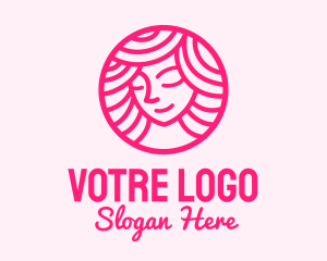 Pink Woman Wellness Logo