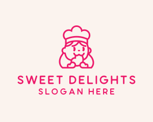 Cookie Dessert Baker logo design