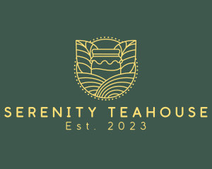 Teahouse - Healthy Kombucha Drink logo design