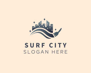 City Brush Cleaning logo design