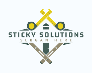 House Builder Construction logo design