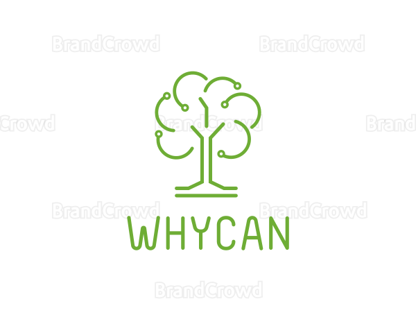 Green Tech Tree Logo