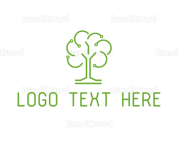 Green Tech Tree Logo