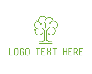 Green Tech Tree Logo