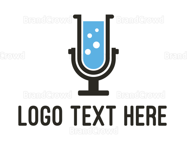 Test Tube Microphone Logo
