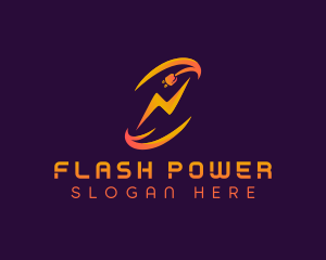 Energy Plug Lightning logo design