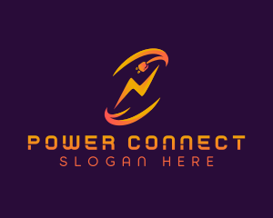 Plug - Energy Plug Lightning logo design