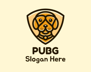 Puppy Dog Shield Logo