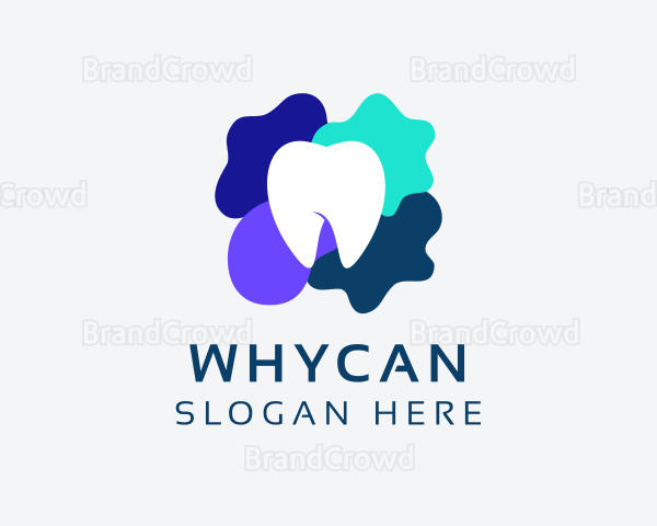 Mosaic Dental Tooth Logo