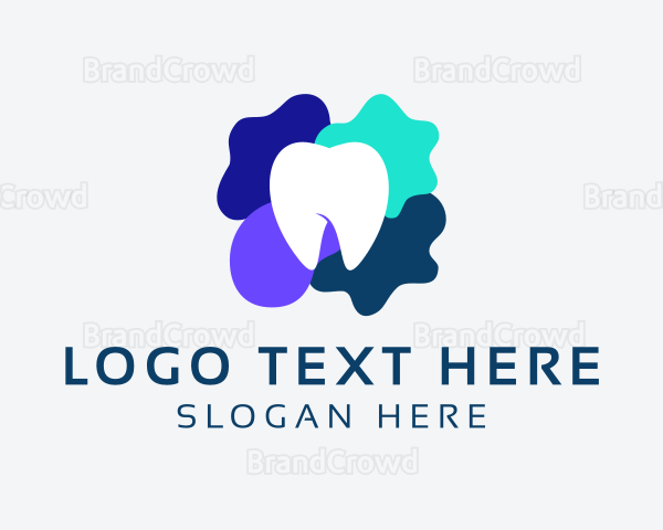 Mosaic Dental Tooth Logo