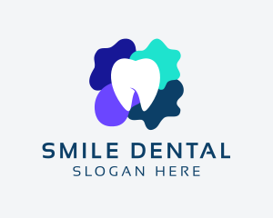 Mosaic Dental Tooth logo design