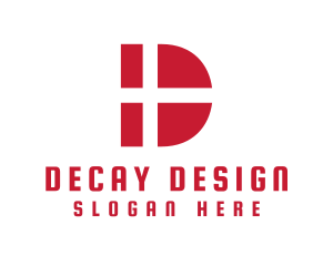 Denmark Country Letter D logo design