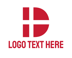 Danish - Denmark Letter D logo design