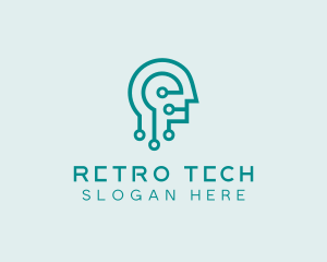 Software Tech Artificial Intelligence logo design