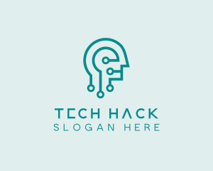 Software Tech Artificial Intelligence logo design