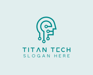 Software Tech Artificial Intelligence logo design