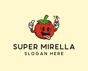 Tomato Sauce Drink Logo