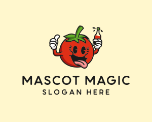 Tomato Sauce Drink logo design