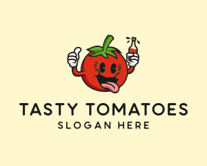 Tomato Sauce Drink logo design