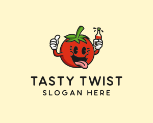 Condiment - Tomato Sauce Drink logo design