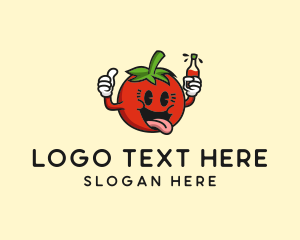 Cooking - Tomato Sauce Drink logo design