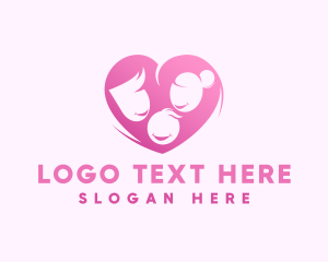 Volunteer - Family Love Adoption logo design