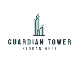 Building Tower Real Estate logo design