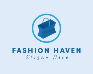 Mall - Online Shopping Bag logo design