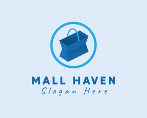 Online Shopping Bag logo design