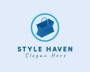 Online Shopping Bag logo design