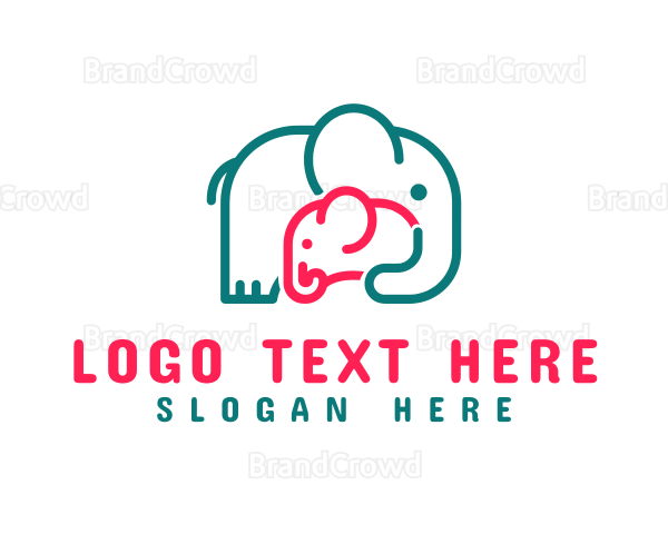 Elephant Mother Love Logo