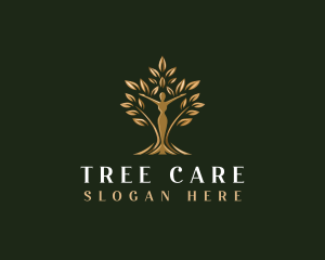 Nature Woman Tree logo design