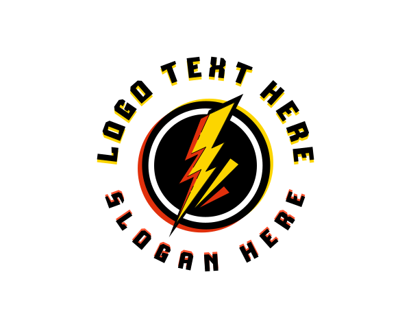 Power - Lightning Power Thunder logo design