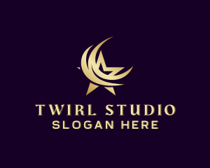 Star Crescent Art Studio logo design