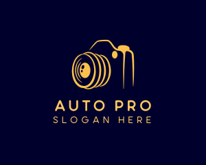 Photo Studio - Photographer DSLR Camera logo design