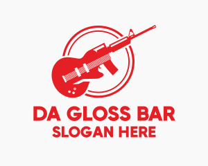 Guitar Rifle Band logo design