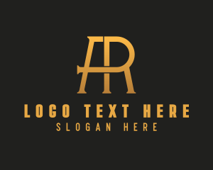 Insurance - Luxury Business Letter AR logo design