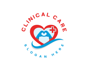 Medical Cardiologist Heart logo design